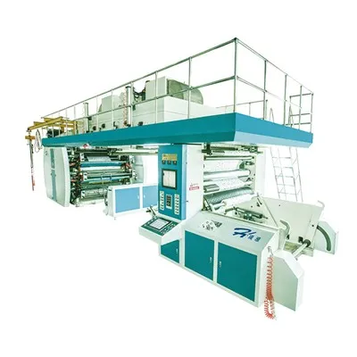 Imprimantă flexo cu tambur central